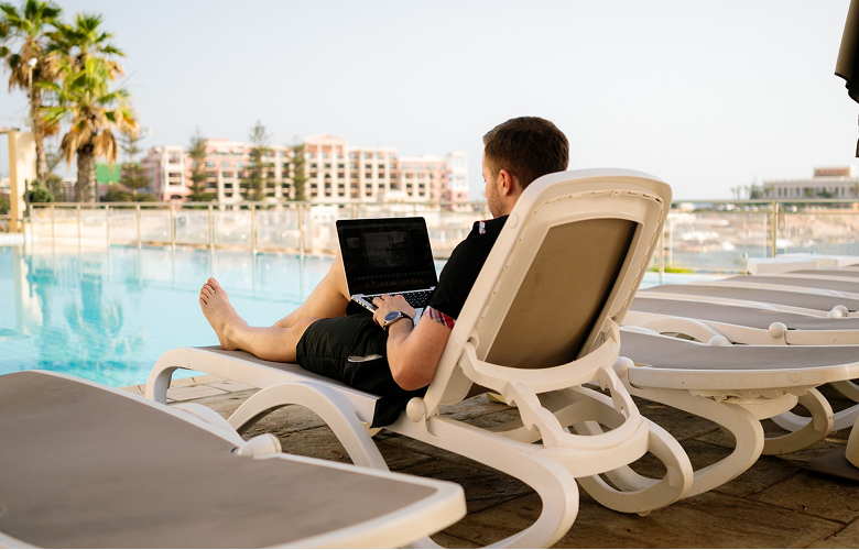 work in the vacation